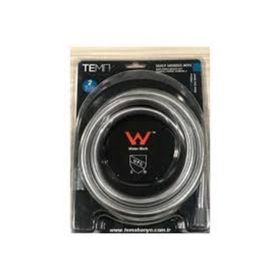 Tema 54300 Silver PVC 180 cm Anti-Twist Spiral