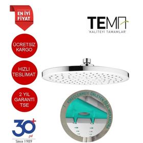 Tema 55250 Nero Tepe Duş Başlığı