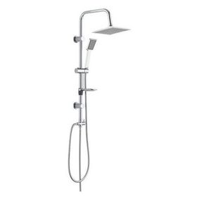 Tema 61021 Solo Banyo Bataryası ve Tema 53240 Rain Quadro Banyo Tepe Duş Takımı Seti