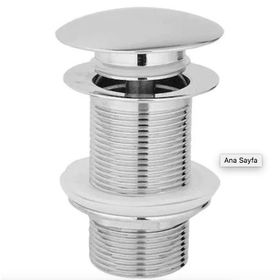 Tema 65602 Pop Up Pirinç Kapaklı Lavabo Sifonu