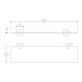 Tema 71201 Mare Banyo Etajeri