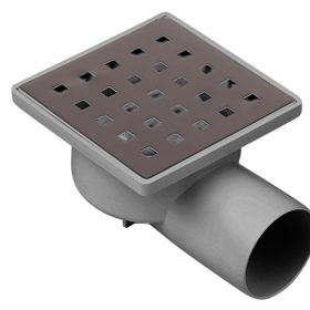 Tema 93210 50 mm Çıkışlı Kare Yer Sifonu