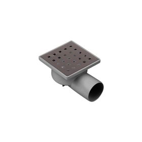 Tema 93210 50 mm Çıkışlı Kare Yer Sifonu