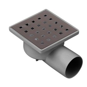 Tema 93210 50 mm Çıkışlı Kare Yer Sifonu