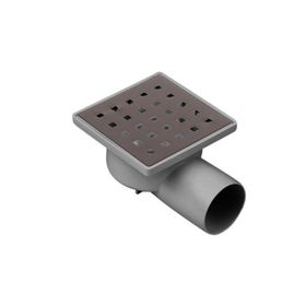 Tema 93210 50 mm Çıkışlı Kare Yer Sifonu
