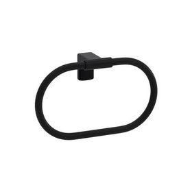 Tema Premium Mat Siyah Oval Havluluk
