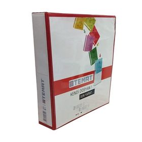 Temat 2027 2 Halkalı 7 cm Kırmızı Klasör
