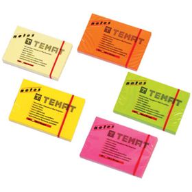 Temat 50x75 mm Fosforlu Sarı Yapışkanlı Not Kağıdı