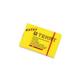 Temat 50x75 mm Fosforlu Sarı Yapışkanlı Not Kağıdı
