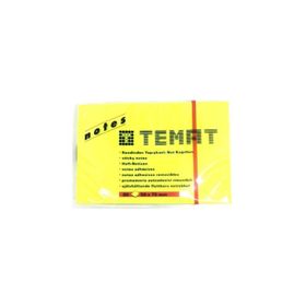 Temat 50x75 mm Fosforlu Sarı Yapışkanlı Not Kağıdı