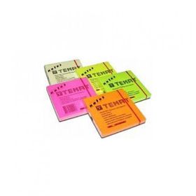 Temat 75 X 75 mm Fosforlu Yeşil Postit Yapışkanlı Kağıt