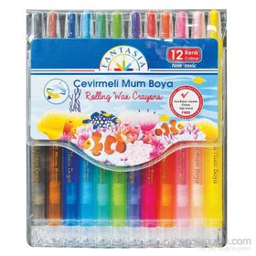 Temat Fantasia 159173 12 Renk Çevirmeli Mum Boya