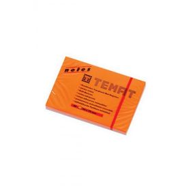 Temat Fosforlu Turuncu 50x75 mm Yapışkanlı Not Kağıdı