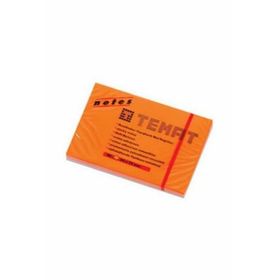 Temat Fosforlu Turuncu 50x75 mm Yapışkanlı Not Kağıdı