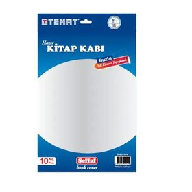 Temat Mavi 10'lu Tek Kenarı Yapışkanlı Kitap Kabı