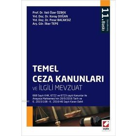 TEMEL CEZA KANUNLARI VE İLGILI MEVZUAT - KOLEKTIF