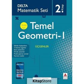 Temel Geometri 1 Herkes İçin Matematik Seti 2. Kitap-Delta Kültür