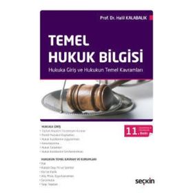 TEMEL HUKUK BILGISI - HALIL KALABALIK