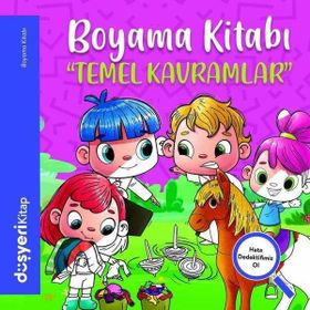 Temel Kavramlar Boyama Kitabı - Düşyeri Yayınları