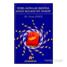 Temel Konular Işığında Annan Belgesi’nin Analizi - Ertan Efegil