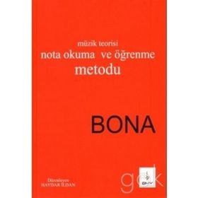 Temel Müzik Teorisi Nota Okuma ve Öğrenme Metodu Bona - Haydar İldan