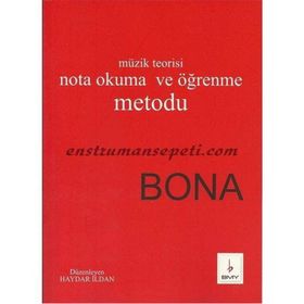 Temel Müzik Teorisi Nota Okuma ve Öğrenme Metodu Bona - Haydar İldan