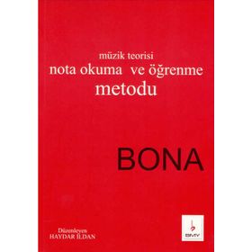 Temel Müzik Teorisi Nota Okuma ve Öğrenme Metodu Bona - Haydar İldan