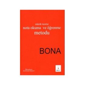 Temel Müzik Teorisi Nota Okuma ve Öğrenme Metodu Bona - Haydar İldan