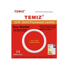 Temiz 32W T5 Simit Floresan Lamba