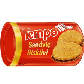 Tempo 10'lu 300 gr Sandviç Bisküvi