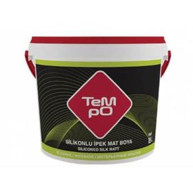 Tempo Açık Krem 7.5 lt Silikonlu İpek Mat Duvar Boyası