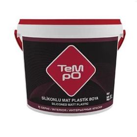Tempo Beyaz 20 kg Silikonlu Mat Plastik İç Cephe Duvar Boyası