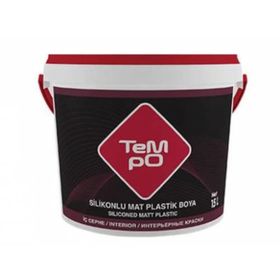 Tempo Beyaz Menekşe 3,5 kg Silikonlu Mat İç Cephe Duvar Boyası