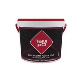 Tempo Buz Beyazı 10 kg Silikonlu Mat İç Cephe Duvar Boyası