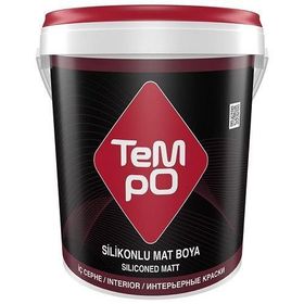 Tempo Buz Beyazı 10 kg Silikonlu Mat İç Cephe Duvar Boyası