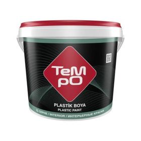 Tempo Buz Beyazı 3.5 kg Silikonlu Mat Plastik İç Cephe Duvar Boyası