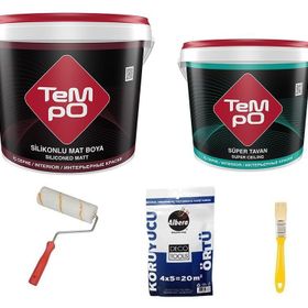 Tempo Fildişi 10 kg Silikonlu Mat İç Cephe Duvar Boyası