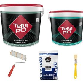Tempo Fildişi 10 kg Silikonlu Mat İç Cephe Duvar Boyası