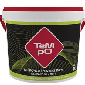 Tempo Gülpembe 2.5 lt Silikonlu İpek Mat İç Cephe Duvar Boyası