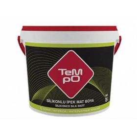 Tempo Gülpembe 7.5 lt Silikonlu İpek Mat Duvar Boyası