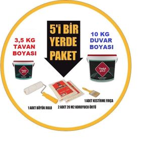 Tempo İstiridye 10 kg Silikonlu Mat İç Cephe Duvar Boyası