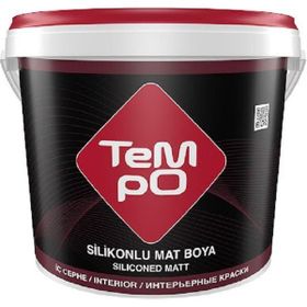 Tempo Kırık Beyaz 3,5 kg Silikonlu Mat İç Cephe Duvar Boyası