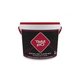 Tempo Kırık Beyaz 3,5 kg Silikonlu Mat İç Cephe Duvar Boyası