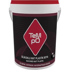 Tempo Kül Gri 10 kg Silikonlu Mat İç Cephe Duvar Boyası