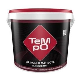 Tempo Şeker Pembe 10 kg Silikonlu Mat İç Cephe Duvar Boyası
