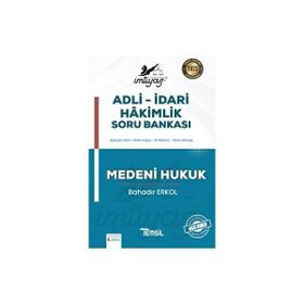 Temsil Kitap - 2023 Adli İdari Hakimlik Medeni Hukuk İMTİYAZ Soru Bankası Çözümlü