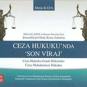 Temsil Kitap Metin Kaya Ceza Hukukunda Son Viraj