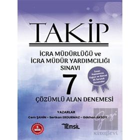 Temsil Kitap Takip İcra Müdürlüğü ve İcra Müdür Yardımcılığı Sınavı Çözümlü 7 Alan Denemesi