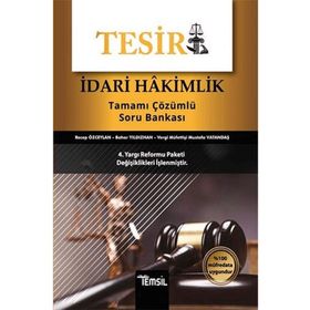 Temsil Kitap Tesir İdari Hakimlik Tamamı Çözümlü Soru Bankası