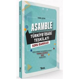 Temsil Yayıncılık 2022 Asamble Türkiye İdari Teşkilatı Çözümlü Soru Bankası